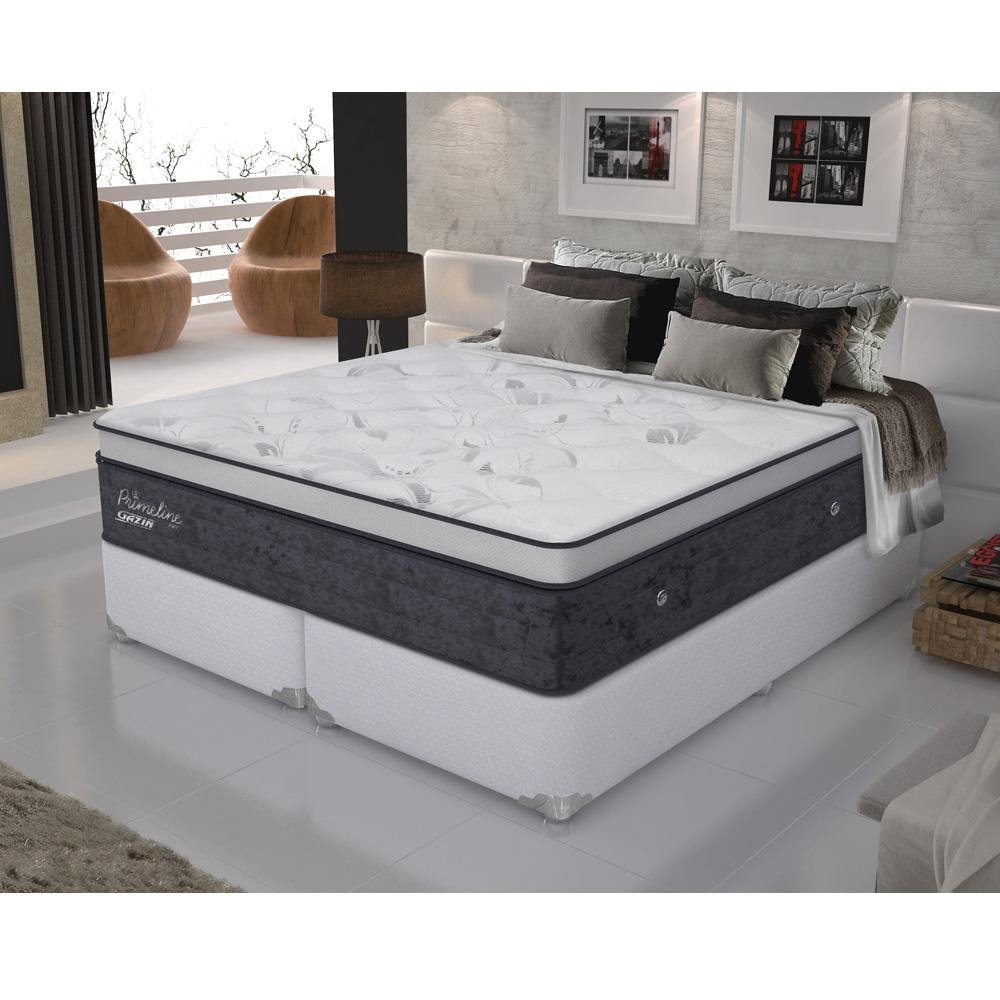 Cama Box Queen Primeline Hr Molas Ensacadas Macio Gazin X X