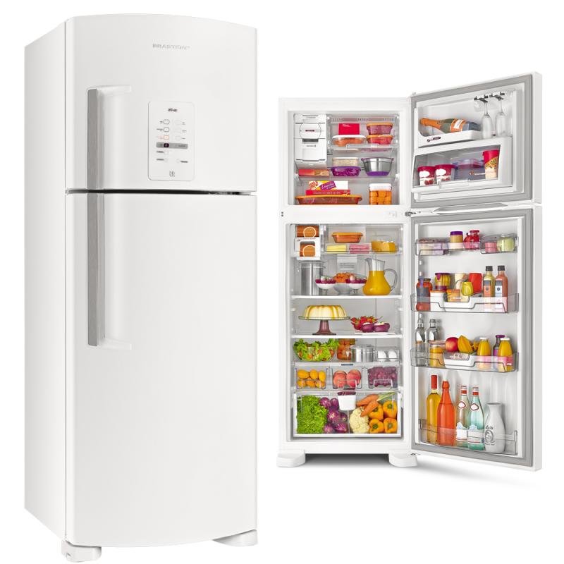 Refrigerador Duplex Brastemp Ative Frost Free Branco L V