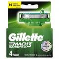 Carga Gillette Mach3 Sensitive com 4 unidades - 