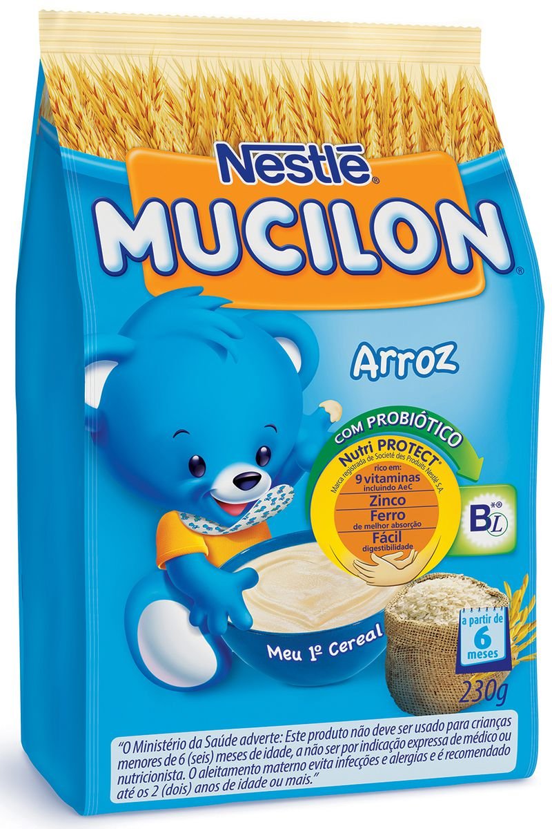 Cereal Infantil Nestlé Mucilon Arroz 230g NESTLÉ ...