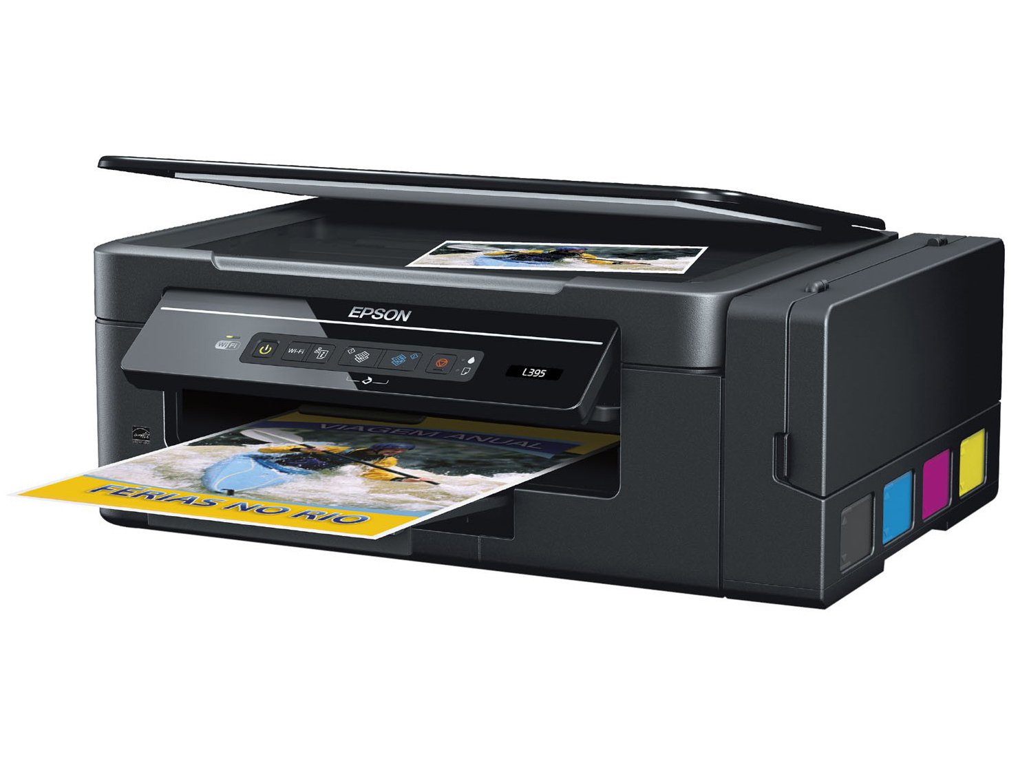 Multifuncional Epson Ecotank L395 Tanque De Tinta Colorida Wi Fi Usb 20 Impressora 1671