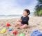 Moda praia do  bebê: tecidos ideais