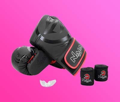 Kit Boxe/Muay Thai Naja Black