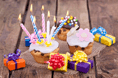 Cupcakes, no lugar do brigadeiro