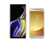 Galaxy Note 9 ou Galaxy J5 Pro?