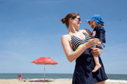 Bebê na praia: o que levar?
