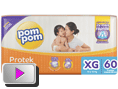 Fralda Pom Pom Proteção de Mãe